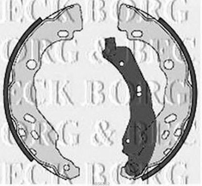 BORG & BECK bbs6362 -  Комплект тормозных колодок